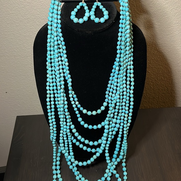 Paparazzi Zi Collection Necklace and Earring set. Brand new/never worn. - Picture 3 of 3